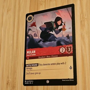 MULAN 116/204 AX1 LORCANA DISNEY CARD STORYBORN HERO PRINCESS  - Bild 1 von 2