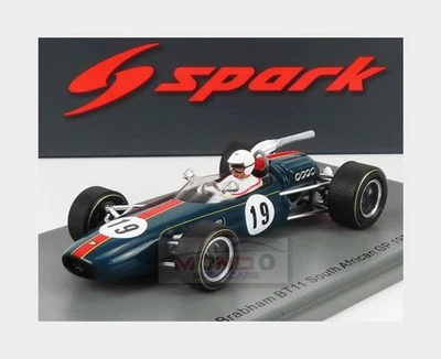 1:43 SPARK Brabham F1 Bt11 #19 Afrique Del Sud Gp 1967 D.Charlton S7087 - Immagine 1 di 2