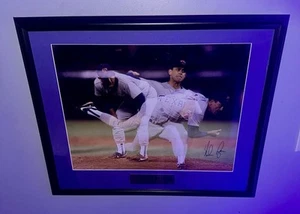 Nolan Ryan HOF Autographed 16x20 Photo Texas Rangers Framed JSA GG69048 - Picture 1 of 4