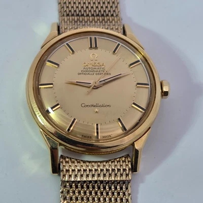 OMEGA, 18K YELLOW GOLD  CONSTELLATION  WATCH - Image 1 of 4