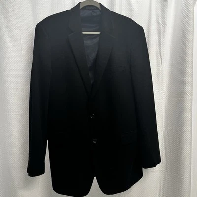 Chaqueta deportiva Nautica para hombre de lana cachemir negra oscura academia carrera 42L Foto 1 de 4