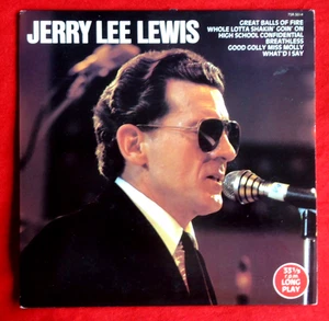 JERRY LEE LEWIS - GREAT BALLS OF FIRE - A1/B1 UK 1983 ISSUE 7" VINYL EP EX/VG+ - Picture 1 of 4