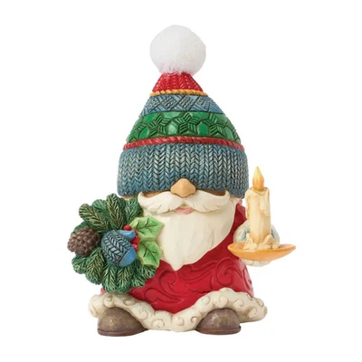 Jim Shore GNOME CHAMBER CANDLE FIGURINE-LET IT GLOW 6017286 NEW - Image 1 of 4