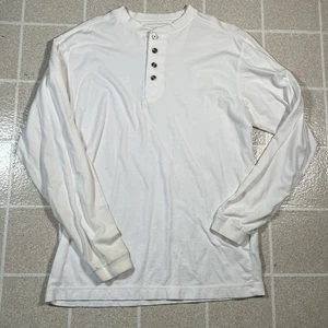 Camisa Arizona Henley Blanca Manga Larga Talla Pequeña - Imagen 1 de 6