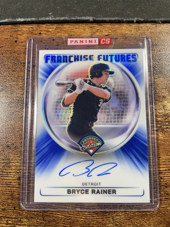2024 Panini Prospect Edition Bryce Rainer Auto On-Card /49 Detroit Tigers - Image 1 of 2