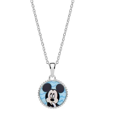 Collana Argento 925 Con Pendente Bambino Disney Mickey Mouse offerta trendy cod. - Immagine 1 di 2