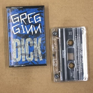 GREG GINN Cassette Tape 90s Punk DICK BLACK FLAG ORIGINAL CRUZ RECORDS - Picture 1 of 6