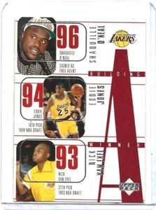 1996-97 Upper Deck NBA Draft Shaquille O'Neal/Eddie Jones/Nick Van Exel/Cedric - Picture 1 of 1