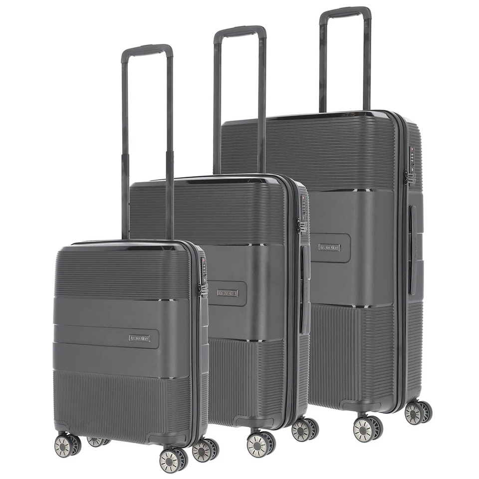 Travelite Waal 3er Set Polypropylen Hartschalen Trolley 4-Rollen Koffer L+M+S - Bild 1 von 1