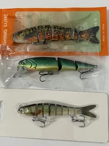 Fishing Lures-Jointed Segment Swimbaits-Bait Wobblers-Crankbait-Fishing Lure #23 - Picture 1 of 9