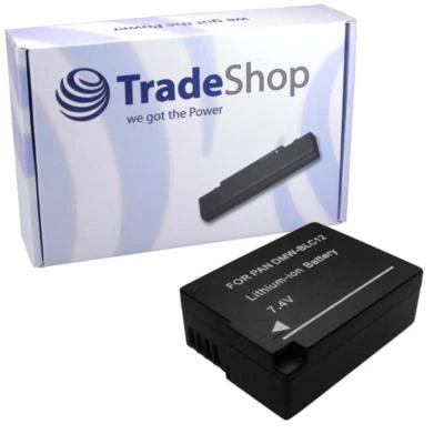 TRADE-SHOP AKKU 1250mAh für Panasonic Lumix DMC-GH2K DMC-FZ200 DMC-FZ-200