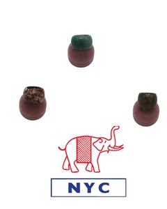 Set 3x Anello Avventurina + Agate/M (Pietre Dure) 01BIS NEW YORK COLLECTION (MI) - Picture 1 of 4