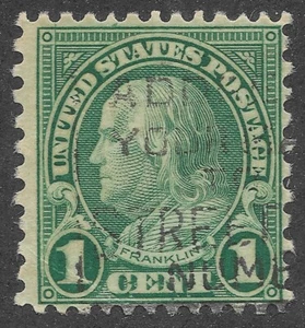 Used 1923 Scott #578 Perf 11x10 Franklin Postage Stamp, cv $160 - Picture 1 of 3