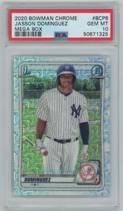 Mega caja refractor Bowman cromado Jasson Dominguez (PSA 10) 2020 - 1er Bowman - Imagen 1 de 2