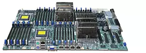 Supermicro H8QG7-LN4F LGA AMD G34 , 4 x CPUs Mainboard mit 2xKühler & die Blende - Bild 1 von 5