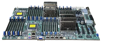 Supermicro H8QG7-LN4F LGA AMD G34, 4 x CPUs motherboard with 2 x coolers & the bezel - Image 1 of 4