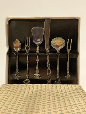 Antigua luz de vela plateada de Florencia Italia Traversari Foto 1 de 4