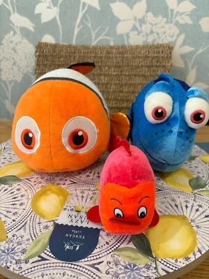 Finding Nemo Ty Plush Set of Nemo and Dory Disney  & Huggable Tsum Tsum - Image 1 of 4