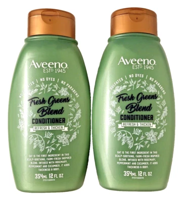 Aveeno Fresh Greens Blend Acondicionador Refrescar y Espesar Lote de 2 Descontinuado Foto 1 de 4
