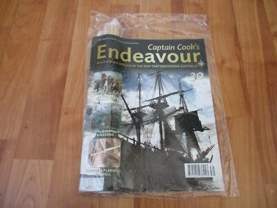 1/48 Eaglemoss Costruzione Capitano COOK Endeavour Modello Nave Problema 30 Inc - Immagine 1 di 2