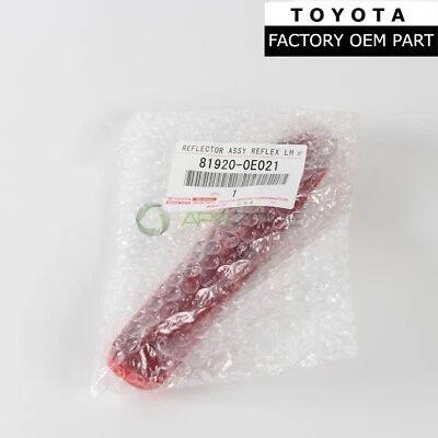 GENUINO CONJUNTO REFLECTOR TRASERO IZQUIERDO TOYOTA HIGHLANDER 2011-2013 OEM 819200E021 Foto 1 de 4