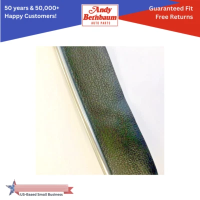 For 1940-1950 Dodge Chrysler Plymouth DeSoto Fender Rubber Welt W/ Chrome Beaded - Image 1 of 4