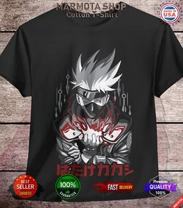Kakashi Shirt Naruto Shippuden Sasuke Itachi Anime Unisex Tee T-Shirt All Size - Picture 1 of 17