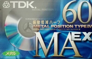 TDK Metal Tape Cassette Tape 60 Minutes MAEX-60 Super Precision Rigid - Picture 1 of 2