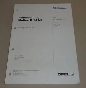 Manual de Taller Instrucciones de Inspección Opel Astra F Multec X 14NZ Desde - Imagen 1 de 1