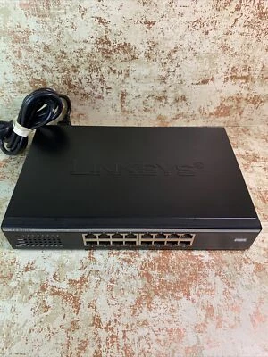 Linksys EF4116 Ver2.1 16-Port 10/100 Ethernet Switch. Tested And Working. - Image 1 of 4