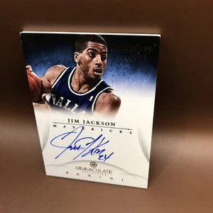 2012-13 Immaculate Jim Jackson Inscriptions Auto Autograph #48/99 Mavericks - Picture 1 of 2