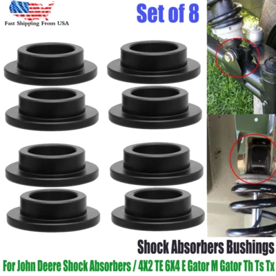 RATRKMTPRFTX For John Deere Gator TX TH TS 4x2 Shock Absorber Bushing Front Suspension Kit