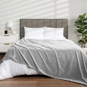 Cozy Fleece Bed Blanket Queen | Fuzzy Super Soft Plush Luxury Flannel Throw |... - Picture 1 of 9