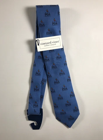 Vineyard Vines PGA Tour 2019 Bethpage Black Silk Tie NWT Cover