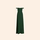 NWT $388 Reformation Gimlet Dress Emerald Green Maxi Long Gown Formal Holiday 0