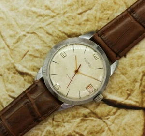 Vintage watch MIR Vostok 2214 men's Wostok 18 jewels USSR dress soviet watch - Picture 1 of 12