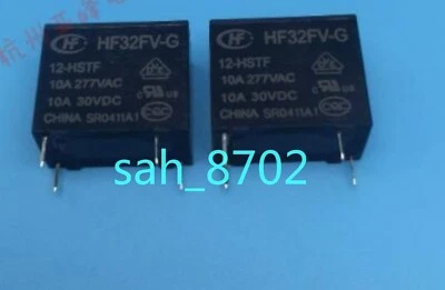 5 PCS NEW HF relay HF32FV-G 12-HSTF - Image 1 of 2