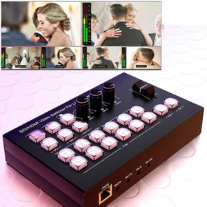 Switcher video 4K 4 HDMI fotocamera streaming live produzione stazione di trasmissione - Foto 1 di 12