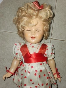 An Original Shirley Temple Composition Doll - Picture 1 of 8