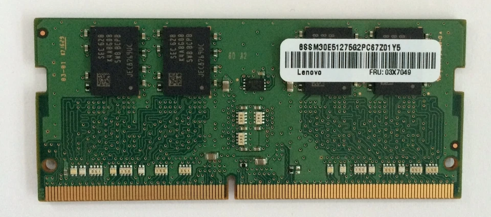 Lenovo 16GB 2666MHz PC4-21300 Sodimm 4X70R38791 T480 T580 T480s X280 P52s NEU - Bild 1 von 1