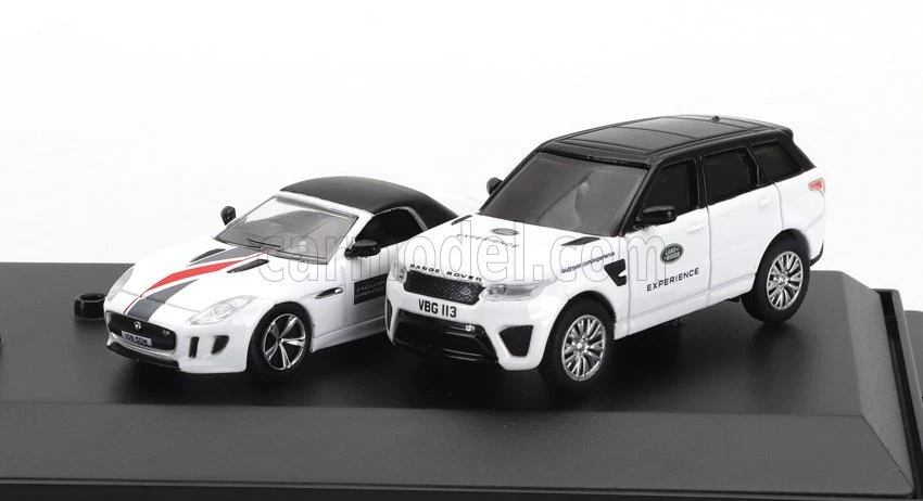 1/76 OXFORD-MODELS - JAGUAR - SET JAGUAR LAND ROVER EXPERIENCE 2X 51LEDC195MXA - Immagine 1 di 1