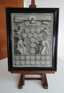 GEORGE BICKHAM (C. 1684-1758) RARE ORIGINAL ENGRAVING - A GENEALOGIE OF CHRIST. - Picture 1 of 20