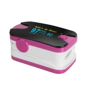 Portable Finger Pulse Oximeter SPO2 PR Respiratory Rate Monitor Blood Oxygen AAA - Picture 1 of 7