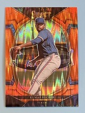 2023 Panini Select Orange Flash Prizm #56 Kumar Rocker Texas Rangers RC