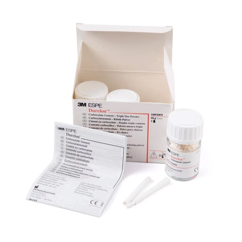 3M ESPE Durelon Triple Powder REGULAR Set，60g/3- 38236 - Image 1 of 3