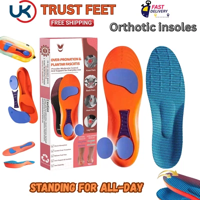 GENERIC NEW SCHOLL Gel Activ Everyday Shock Absorption Insoles Men(UK8-13) Women(UK4-8)