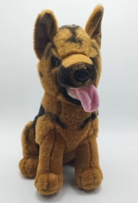 Stofftier Kommissar Rex Sat 1 Plüschtier Hund Schäferhund Heunec ca 24cm Vintage - Bild 1 von 4