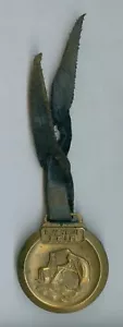 Frühe 1900er Jahre Bucyrus Erie Cranes & Bulldozers Uhr Anhänger mit Lederarmband - Bild 1 von 3