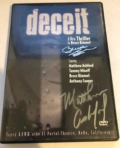 Deceit DVD RARE Thriller By Bruce Kimmel Matthew Ashford SIGNED AUTOGRAPHED 2006 - Picture 1 of 3