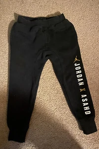 Air Jordan Youth Black Sweatpants Size Y6 Jordan X Asahd. - Picture 1 of 4